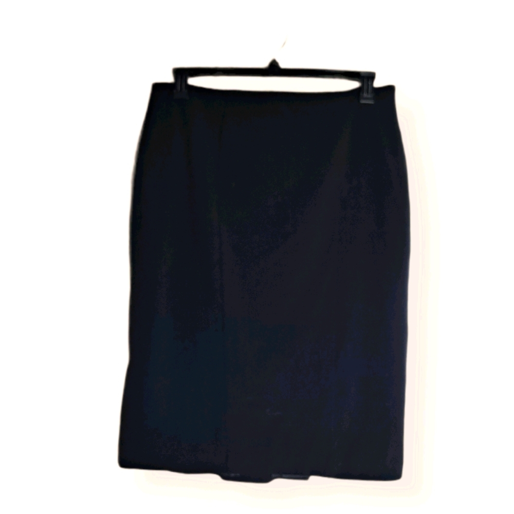 7th Avenue black skirt plizada size 14
